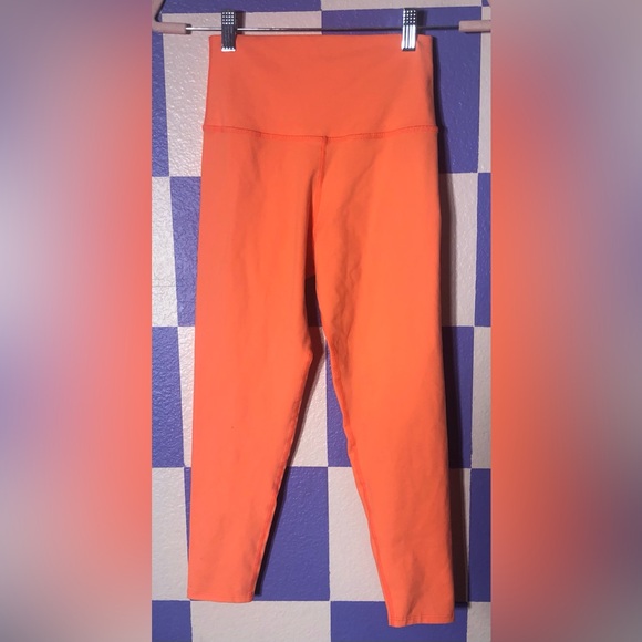 NWT Electric & Rose Bright Orange Creamsicle Leggings - Size S - Picture 1 of 4